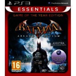 Batman Arkham Asylum Game Of The Year Edition GOTY PS3 Game (Essentials)